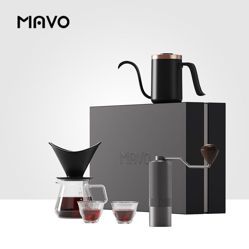 Bộ pha cafe handmade gồm bộ phễu lọc, ấm rót, cốc uống cafe