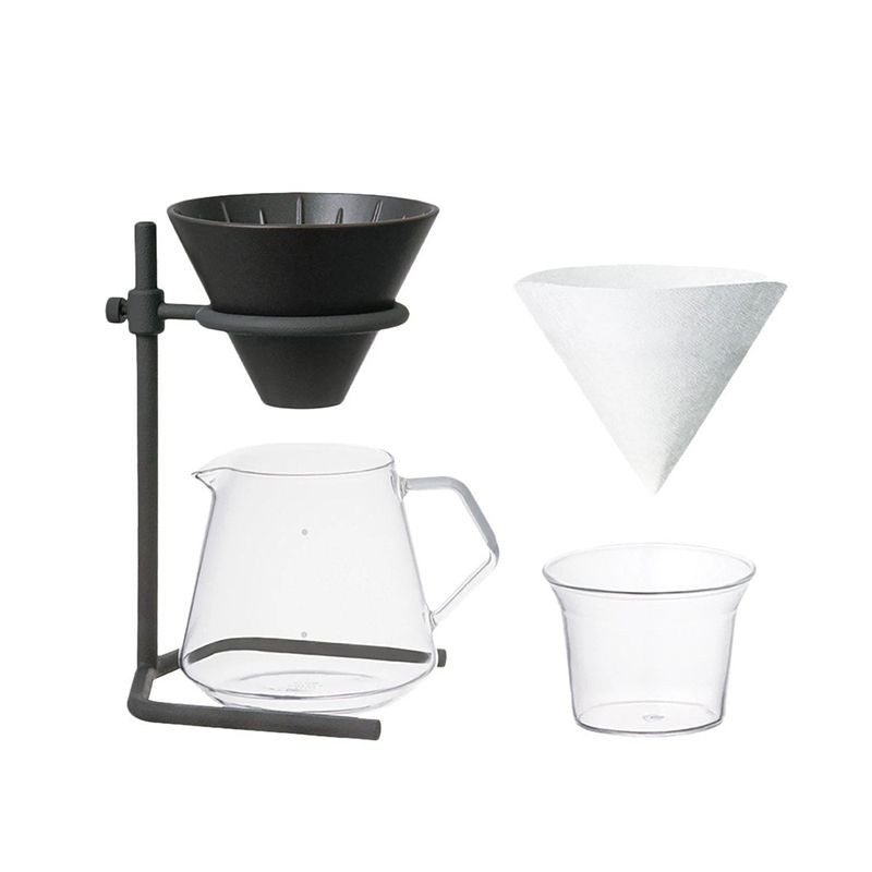 Bộ pha cafe V60 gồm phễu, giấy lọc, giá đỡ, bình đựng cafe Hãng KINTO