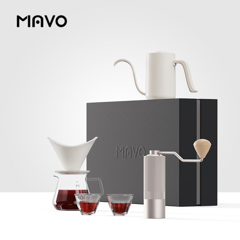 Bộ pha cafe handmade gồm bộ phễu lọc, ấm rót, cốc uống cafe